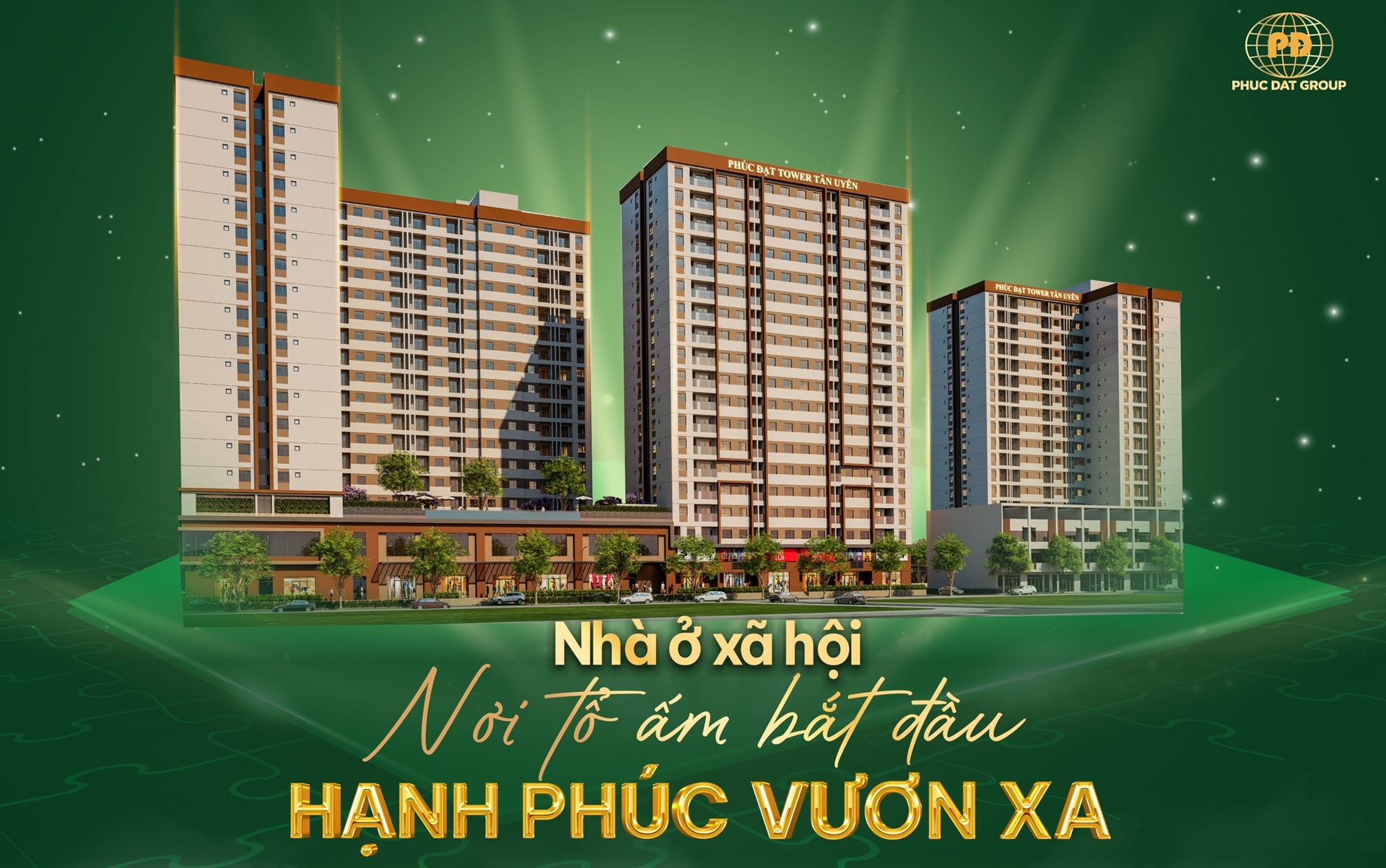 PHÚC ĐẠT TÂN UYÊN 13 Tổng thể nhà ở xã hội Phúc Đạt Tân Uyên