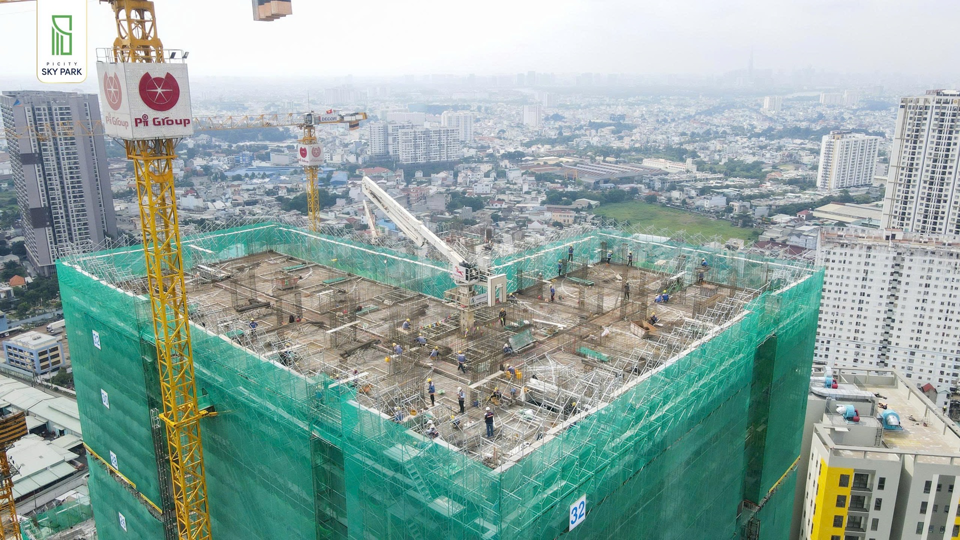 Tiến độ xây dựng Picity Sky Park 11/2025 7 Cap nhat tien do xay dung Picity Sky Park 112025 6