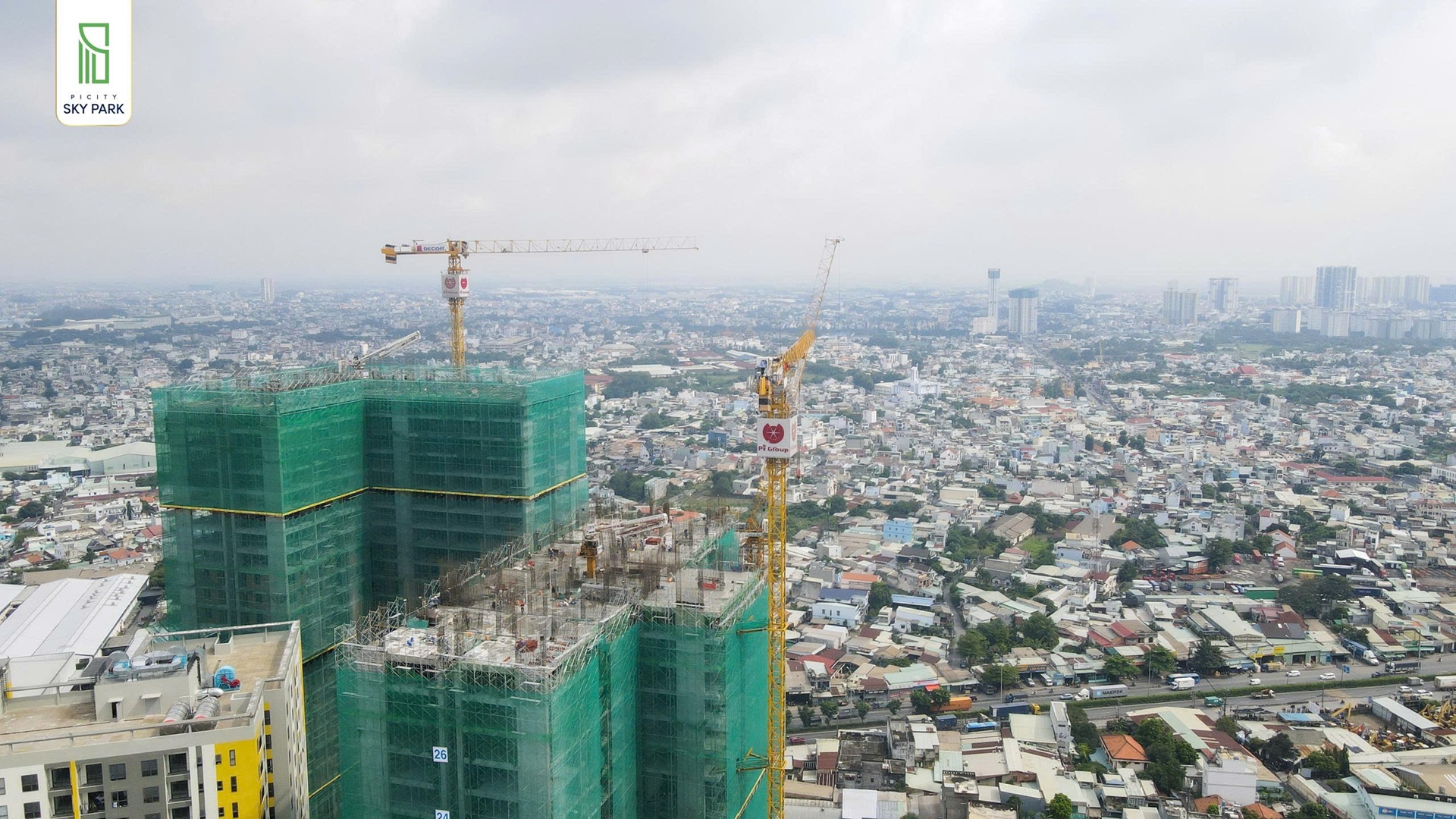 Tham quan căn hộ thực tế Picity Sky Park 7 Tiến độ xây dựng Picity Sky Park 11/2025