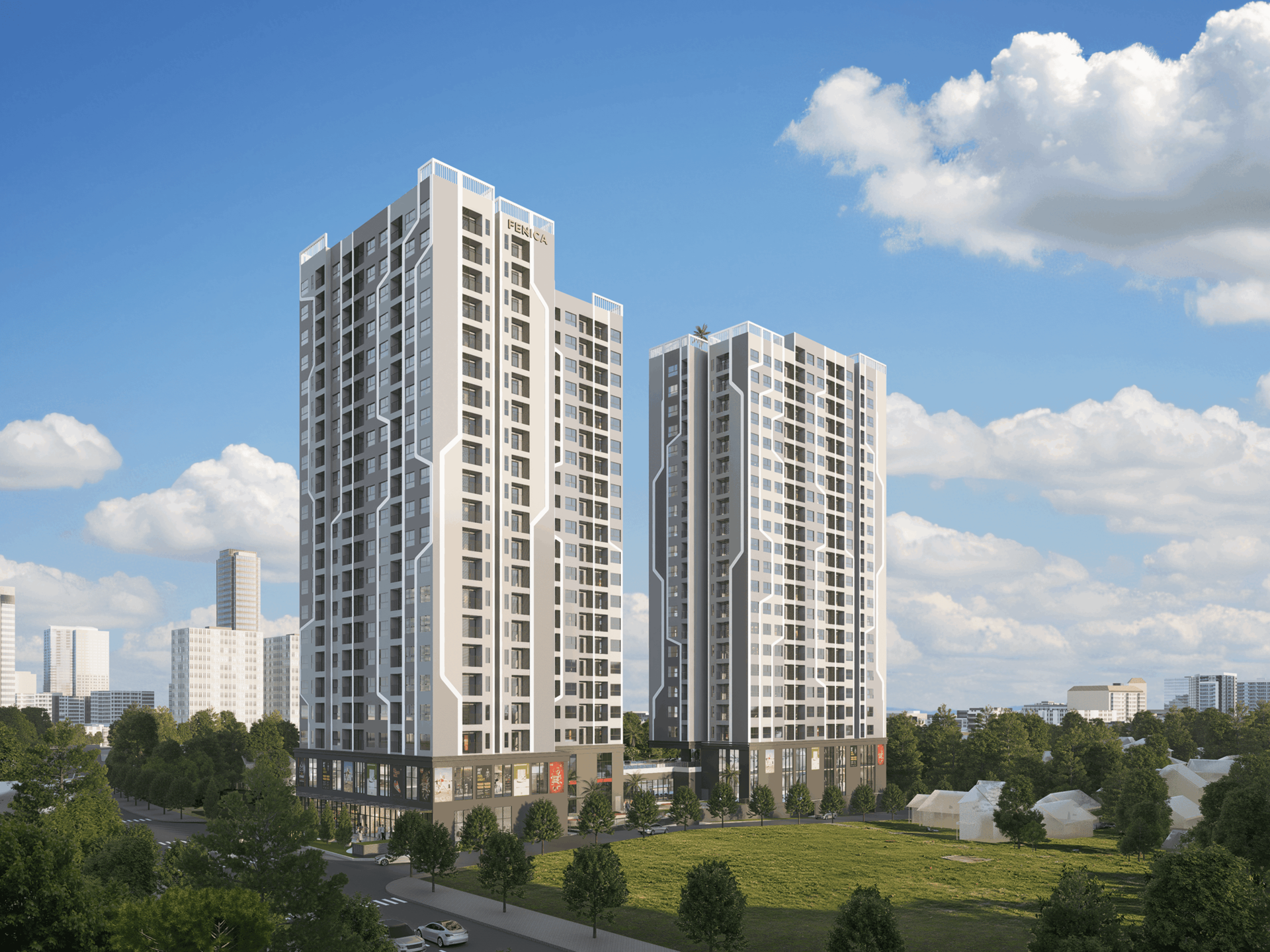 Tổng thể căn hộ Fenica Tân Đông Hiệp