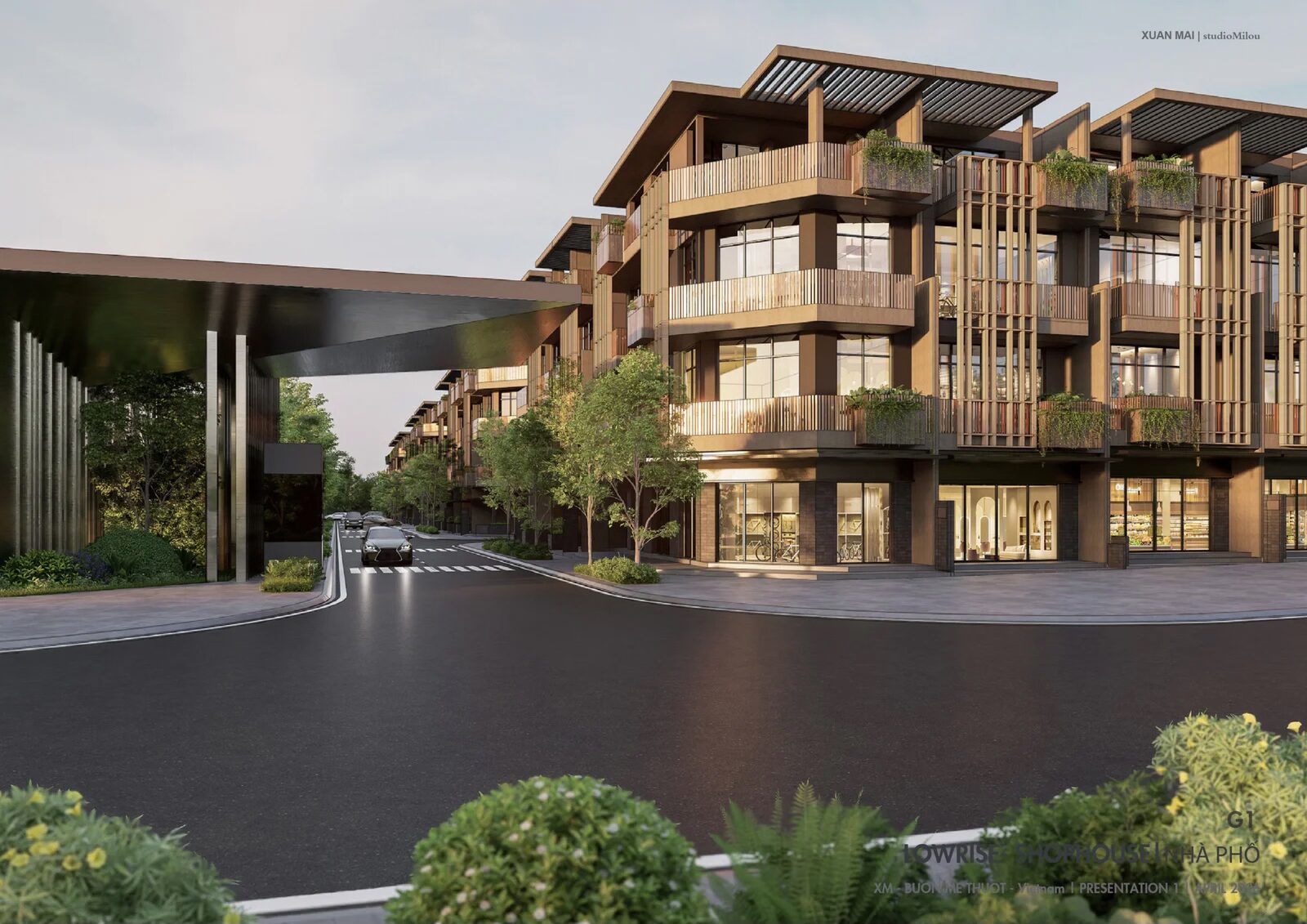 Era City 11 Cổng vào khu dự án Era City