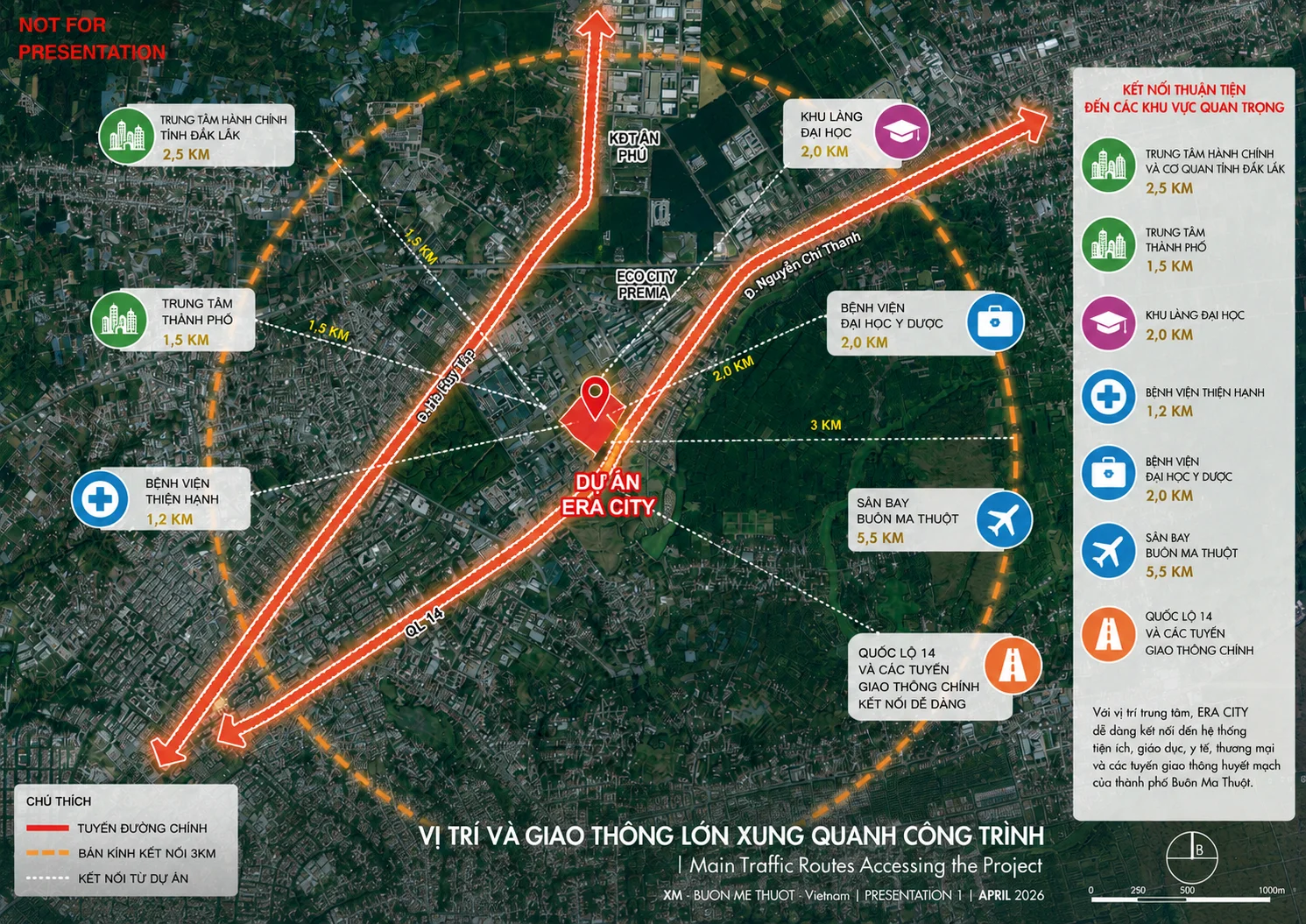 Era City 15 Vi tri du an Era City Buon Ma Thuot